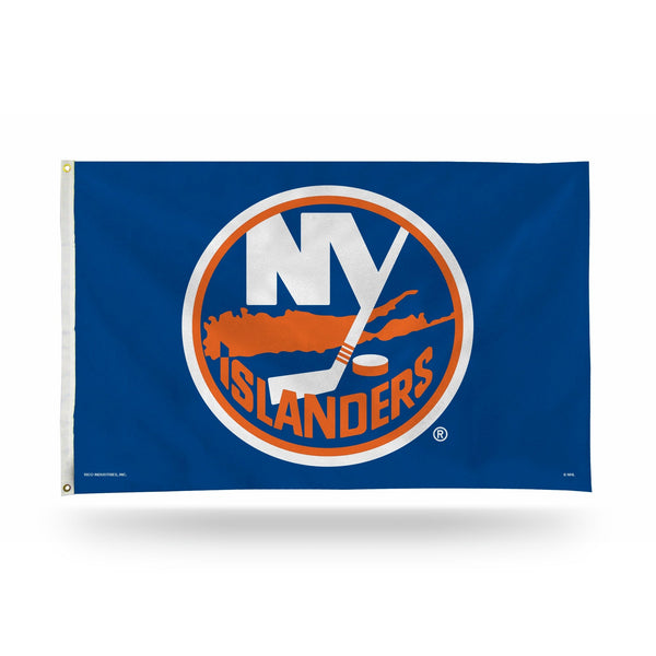 Wholesale NHL New York Islanders 3' x 5' Classic Banner Flag - Single Sided - Indoor or Outdoor - Home Décor By Rico Industries