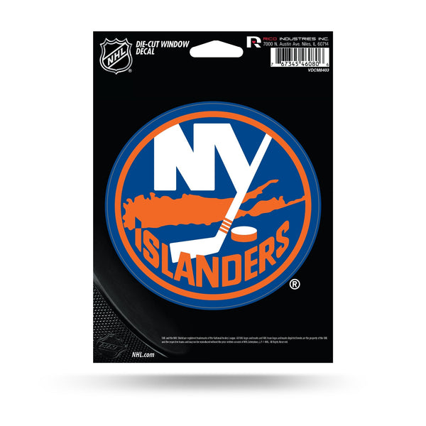 Wholesale NHL New York Islanders 5" x 7" Vinyl Die-Cut Decal - Car/Truck/Home Accessory By Rico Industries