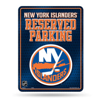 Wholesale NHL New York Islanders 8.5" x 11" Metal Parking Sign - Great for Man Cave, Bed Room, Office, Home Décor By Rico Industries