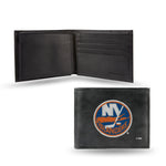 Wholesale NHL New York Islanders Embroidered Genuine Leather Billfold Wallet 3.25" x 4.25" - Slim By Rico Industries