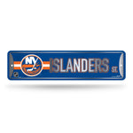 Wholesale NHL New York Islanders Metal Street Sign 4" x 15" Home Décor - Bedroom - Office - Man Cave By Rico Industries