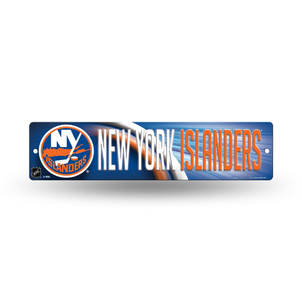 Wholesale NHL New York Islanders Plastic 4" x 16" Street Sign By Rico Industries