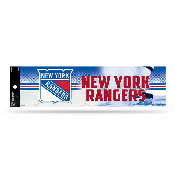 Wholesale NHL New York Rangers 3" x 12" Car/Truck/Jeep Bumper Sticker By Rico Industries