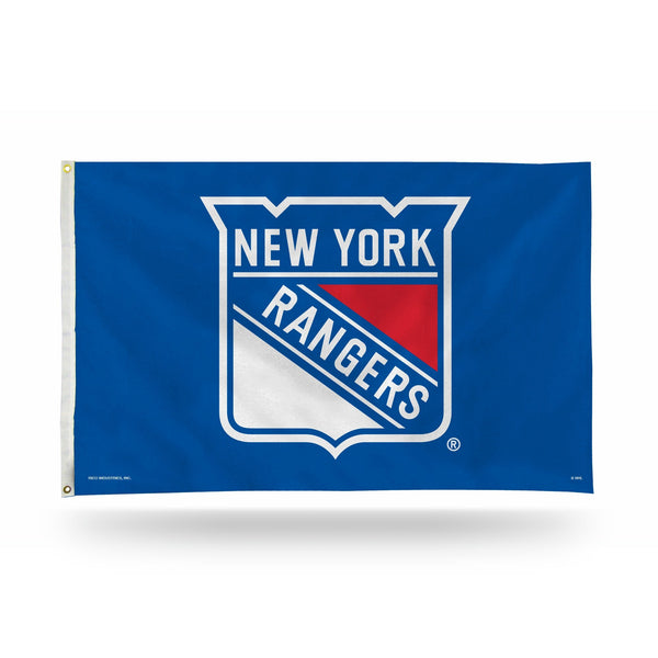 Wholesale NHL New York Rangers 3' x 5' Classic Banner Flag - Single Sided - Indoor or Outdoor - Home Décor By Rico Industries