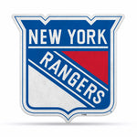 Wholesale NHL New York Rangers Classic Team Logo Shape Cut Pennant - Home and Living Room Décor - Soft Felt EZ to Hang By Rico Industries