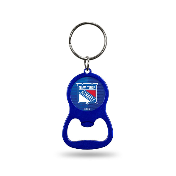 Wholesale NHL New York Rangers Metal Keychain - Beverage Bottle Opener With Key Ring - Pocket Size By Rico Industries