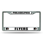 Wholesale NHL Philadelphia Flyers 12" x 6" Silver Chrome Car/Truck/SUV Auto Accessory By Rico Industries