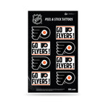 Wholesale NHL Philadelphia Flyers Peel & Stick Temporary Tattoos - Eye Black - Game Day Approved! By Rico Industries