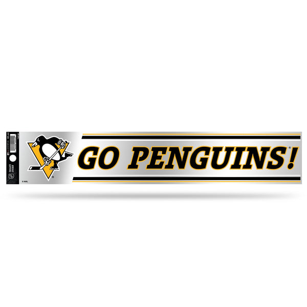 Wholesale NHL Pittsburgh Penguins 3" x 17" Tailgate Sticker For Car/Truck/SUV By Rico Industries