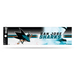 Wholesale NHL San Jose Sharks 3" x 12" Car/Truck/Jeep Bumper Sticker By Rico Industries