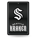 Wholesale NHL Seattle Kraken 11" x 17" Large Metal Home Décor Sign By Rico Industries