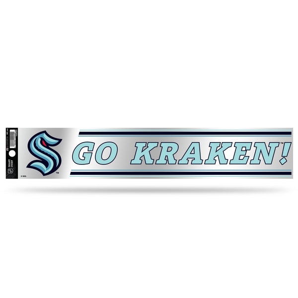 Wholesale NHL Seattle Kraken 3" x 17" Tailgate Sticker For Car/Truck/SUV By Rico Industries