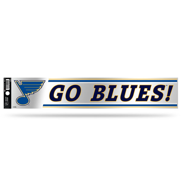 Wholesale NHL St. Louis Blues 3" x 17" Tailgate Sticker For Car/Truck/SUV By Rico Industries