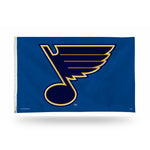 Wholesale NHL St. Louis Blues 3' x 5' Classic Banner Flag - Single Sided - Indoor or Outdoor - Home Décor By Rico Industries