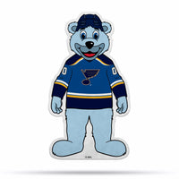 Wholesale NHL St. Louis Blues Classic Mascot Shape Cut Pennant - Home and Living Room Décor - Soft Felt EZ to Hang By Rico Industries