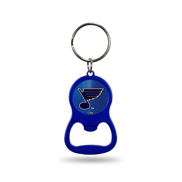 Wholesale NHL St. Louis Blues Metal Keychain - Beverage Bottle Opener With Key Ring - Pocket Size By Rico Industries