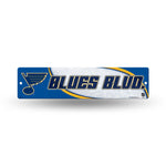 Wholesale NHL St. Louis Blues Plastic 4" x 16" Street Sign By Rico Industries