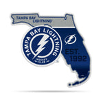 Wholesale NHL Tampa Bay Lightning Classic State Shape Cut Pennant - Home and Living Room Décor - Soft Felt EZ to Hang By Rico Industries