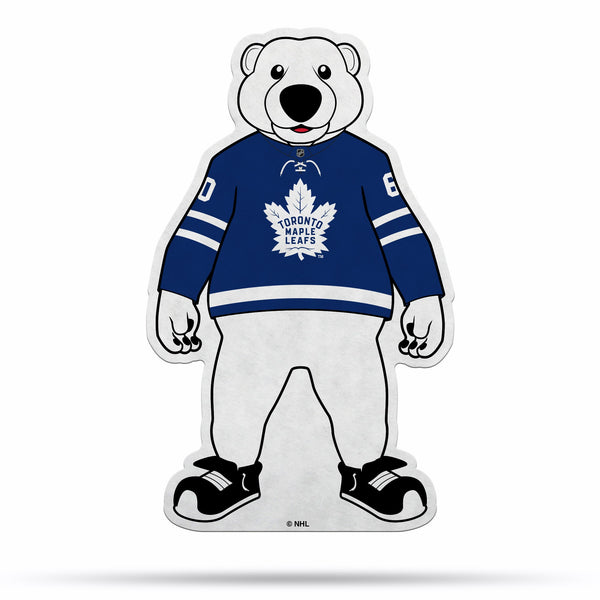 Wholesale NHL Toronto Maple Leafs Classic Mascot Shape Cut Pennant - Home and Living Room Décor - Soft Felt EZ to Hang By Rico Industries