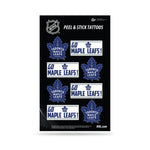 Wholesale NHL Toronto Maple Leafs Peel & Stick Temporary Tattoos - Eye Black - Game Day Approved! By Rico Industries