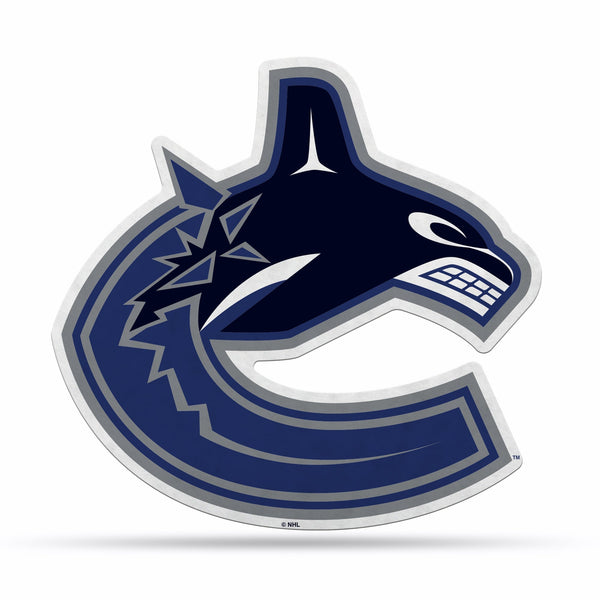 Wholesale NHL Vancouver Canucks Classic Team Logo Shape Cut Pennant - Home and Living Room Décor - Soft Felt EZ to Hang By Rico Industries