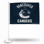 Wholesale NHL Vancouver Canucks Double Sided Car Flag - 16" x 19" - Strong Pole that Hooks Onto Car/Truck/Automobile By Rico Industries