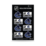 Wholesale NHL Vancouver Canucks Peel & Stick Temporary Tattoos - Eye Black - Game Day Approved! By Rico Industries