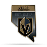 Wholesale NHL Vegas Golden Knights Classic State Shape Cut Pennant - Home and Living Room Décor - Soft Felt EZ to Hang By Rico Industries