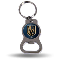 Wholesale NHL Vegas Golden Knights Metal Keychain - Beverage Bottle Opener With Key Ring - Pocket Size By Rico Industries