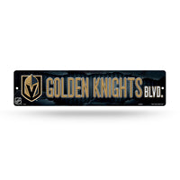 Wholesale NHL Vegas Golden Knights Plastic 4" x 16" Street Sign By Rico Industries