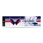 Wholesale NHL Washington Capitals 3" x 12" Car/Truck/Jeep Bumper Sticker By Rico Industries
