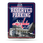 Wholesale NHL Washington Capitals 8.5" x 11" Metal Parking Sign - Great for Man Cave, Bed Room, Office, Home Décor By Rico Industries