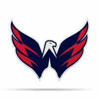 Wholesale NHL Washington Capitals Classic Team Logo Shape Cut Pennant - Home and Living Room Décor - Soft Felt EZ to Hang By Rico Industries