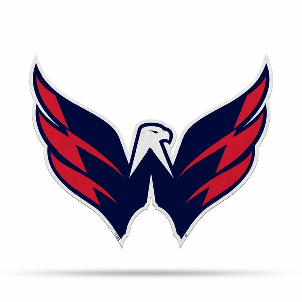 Wholesale NHL Washington Capitals Classic Team Logo Shape Cut Pennant - Home and Living Room Décor - Soft Felt EZ to Hang By Rico Industries