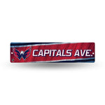 Wholesale NHL Washington Capitals Plastic 4" x 16" Street Sign By Rico Industries