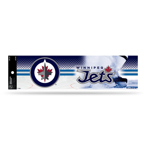 Wholesale NHL Winnipeg Jets 3" x 12" Car/Truck/Jeep Bumper Sticker By Rico Industries