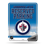 Wholesale NHL Winnipeg Jets 8.5" x 11" Metal Parking Sign - Great for Man Cave, Bed Room, Office, Home Décor By Rico Industries