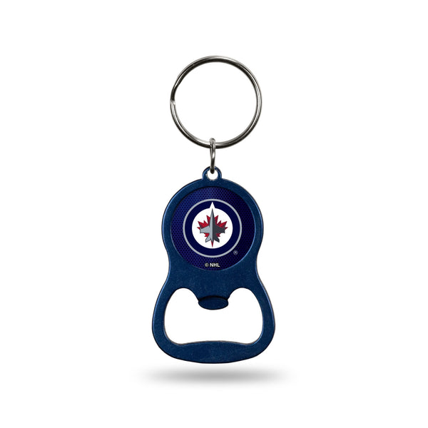 Wholesale NHL Winnipeg Jets Metal Keychain - Beverage Bottle Opener With Key Ring - Pocket Size By Rico Industries
