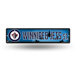 Wholesale NHL Winnipeg Jets Plastic 4" x 16" Street Sign By Rico Industries