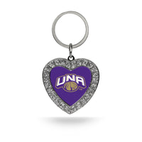 Wholesale North Alabama Rhinestone Heart Key Chain