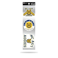 Wholesale North Carolina A&T 3-Piece Retro Spirit Decals
