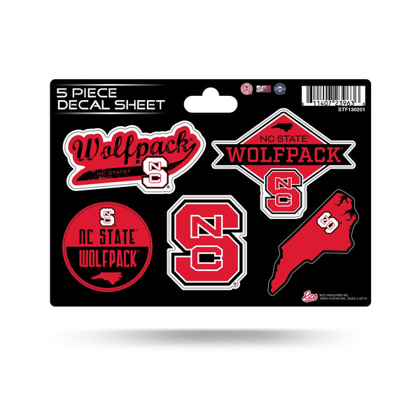 Wholesale North Carolina State 5 Piece Decal Sheet