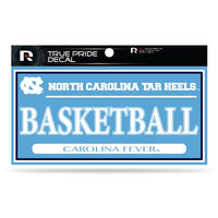 Wholesale North Carolina University 3" X 6" True Pride Decal - Basketball