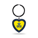 Wholesale North Carolina - Wilmington Navy Rhinestone Heart Keychain