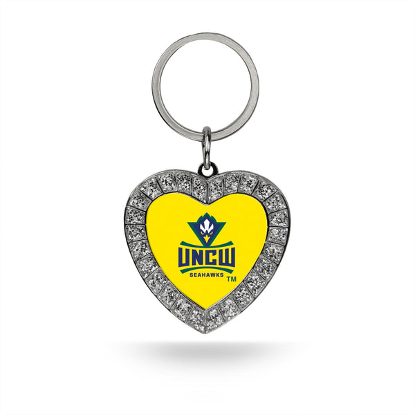 Wholesale North Carolina- Wilmington Rhinestone Heart Key Chain