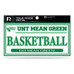 Wholesale North Texas 3" X 6" True Pride Decal - Basketball (Alternate)