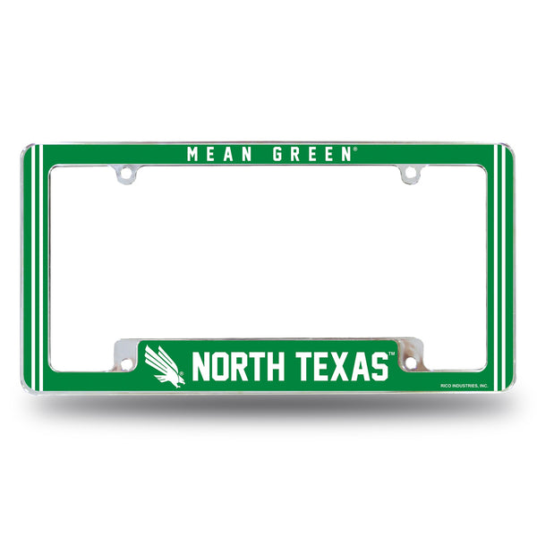 Wholesale North Texas Alternate Design All Over Chrome Frame - Bottom Oriented