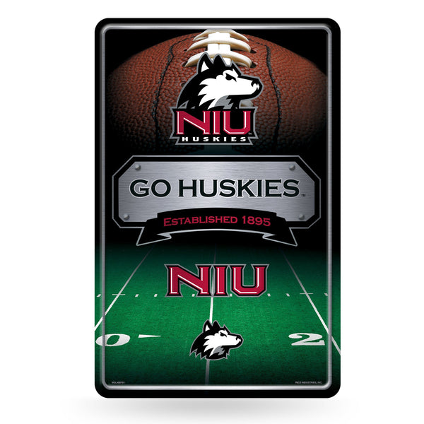 Wholesale Northern Illinois Large Embossed Metal Wall Sign (11X17")