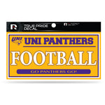 Wholesale Northern Iowa 3" X 6" True Pride Decal - Football (Alternate)