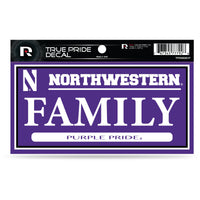 Wholesale Northwestern 3" X 6" True Pride Decal - Family